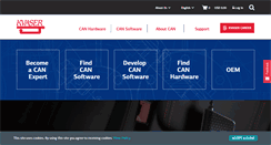 Desktop Screenshot of kvaser.com